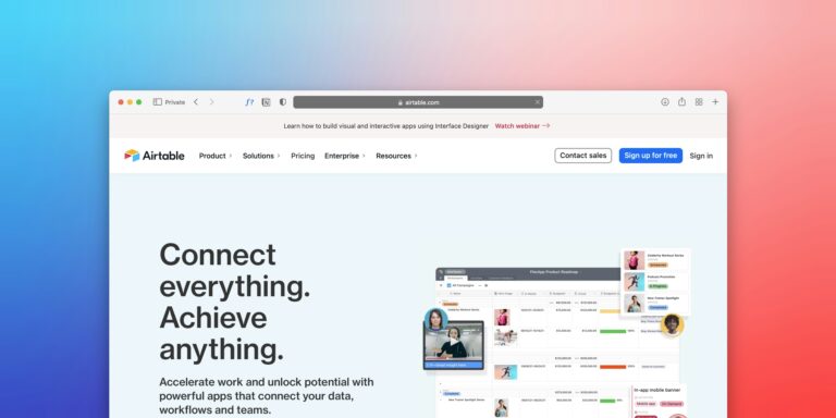 Airtable screenshot